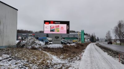 Digitaalinen ulkomainostaulu Turku Oriketo