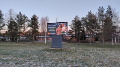 Digitaalinen ulkomainostaulu Forssa Tampereentie