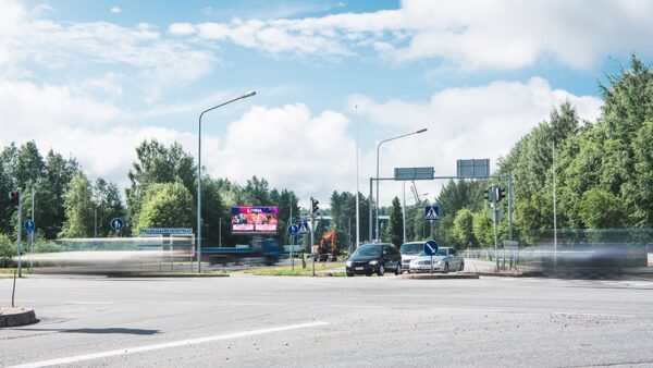 Digitaalinen ulkomainostaulu Seinäjoki Huhtala