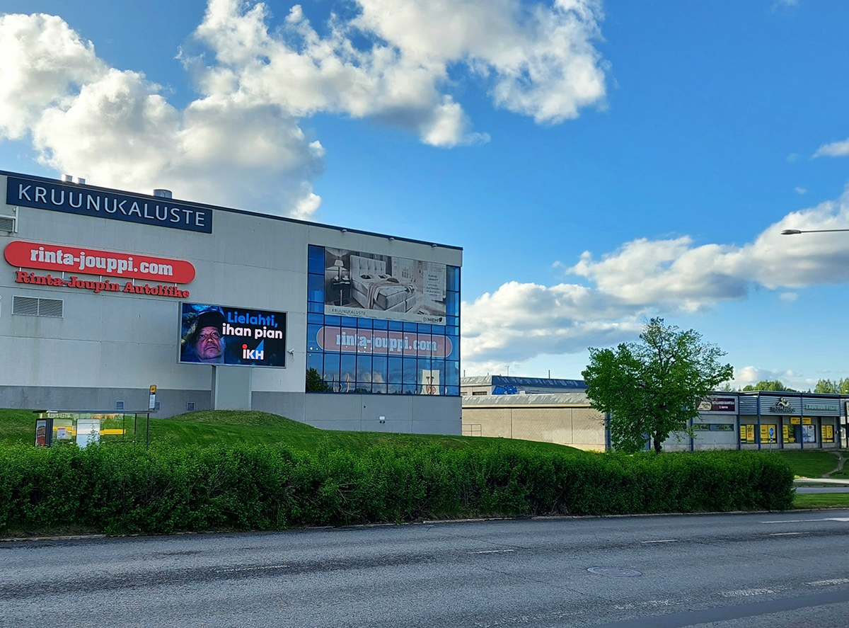 Digitaalinen Ulkomainonta Tampere Lielahti Tienvarsimainonta