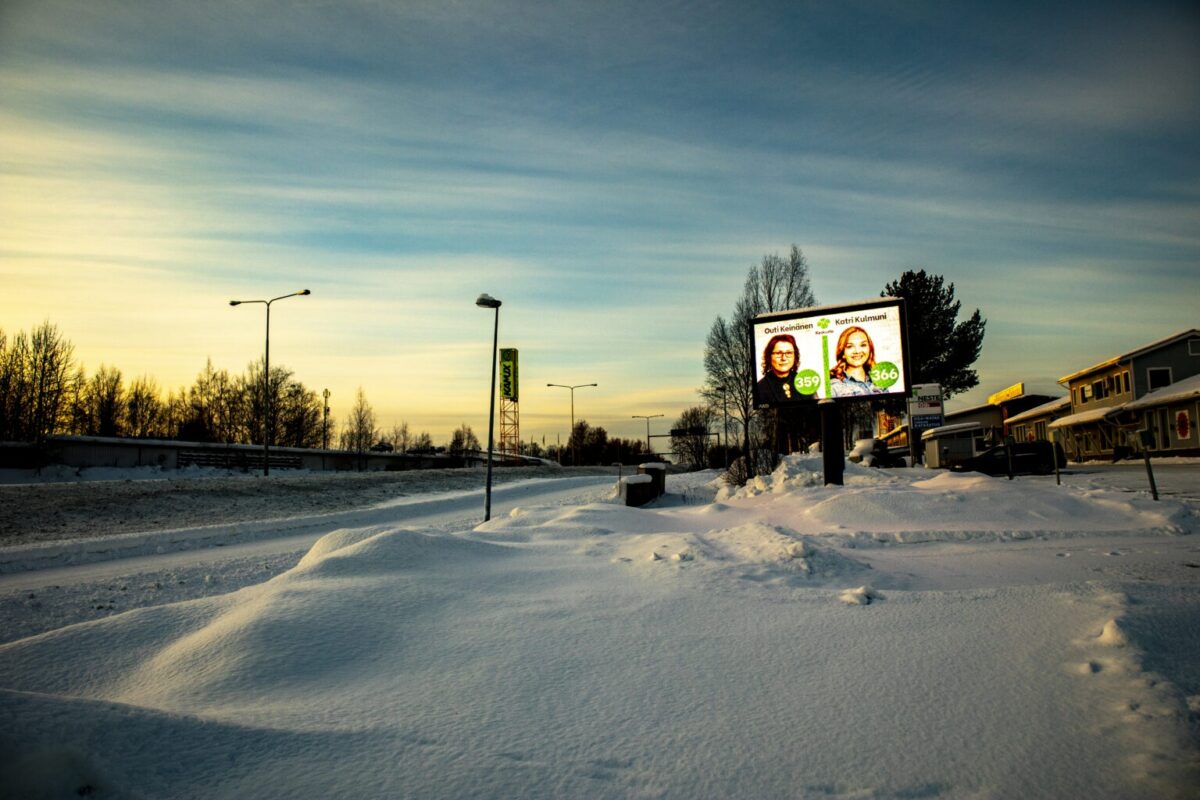 Digitaalinen ulkomainostaulu Tornio Valtatie