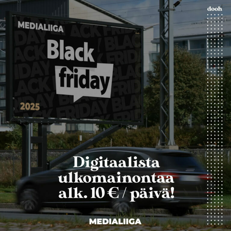 Black Friday Ulkomainonta 2025