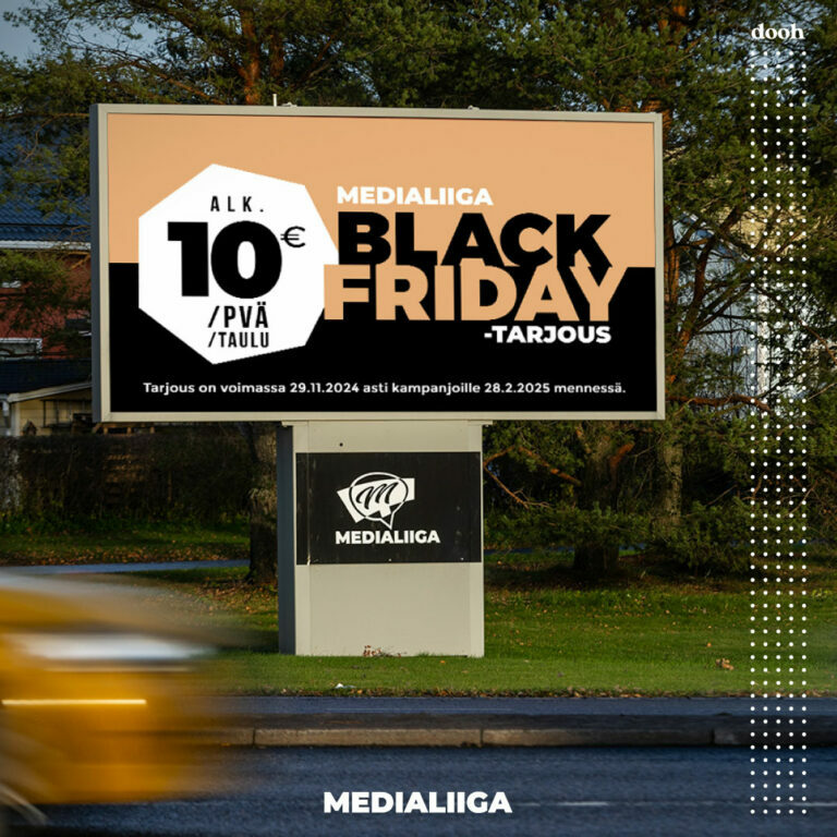 Ulkomainonta Black Friday 2024