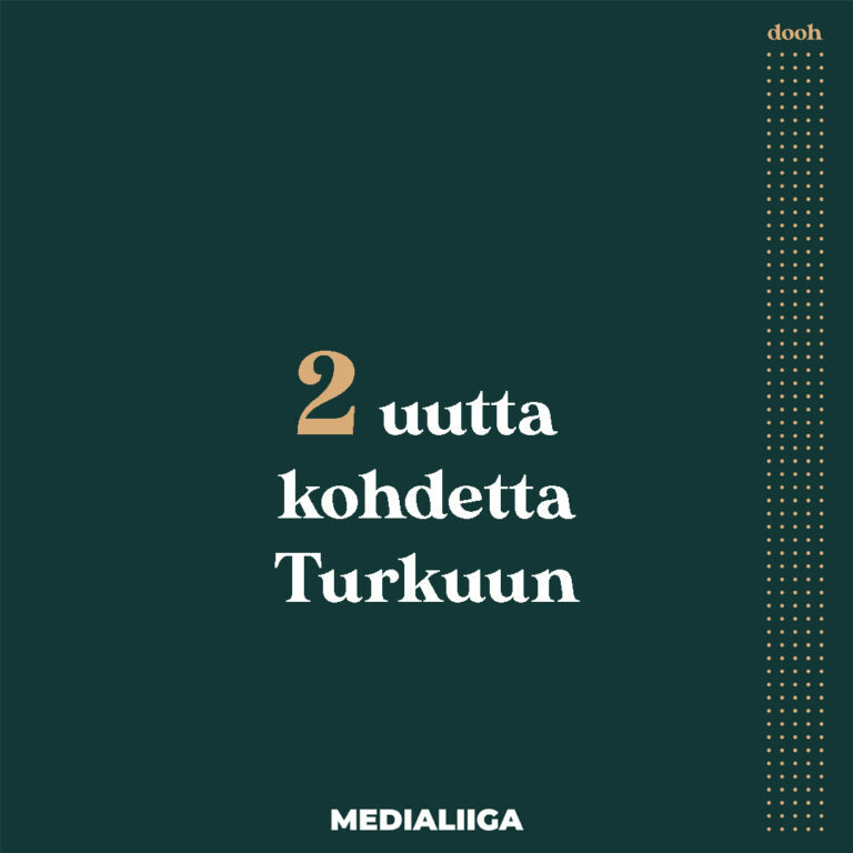 Tienvarsimainonta Turku kaksi uutta kohdetta